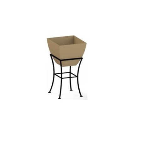 RTS COMPANIES US RTS Companies US 5605-00200A-54-81 16 in. Square Planter with Stand - Oak 5605-00200A-54-81